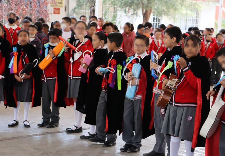 Autoridades del IHE visitaron la primaria Margarita Maza de Juárez