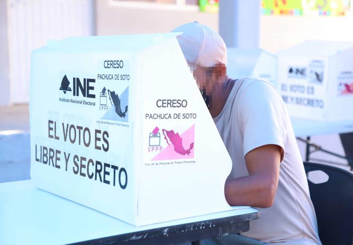 Inicia votación anticipada en Ceresos de Hidalgo