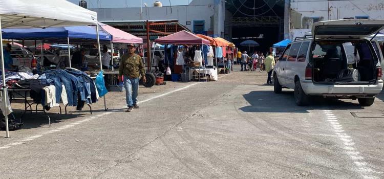 Poca afluenciaen los tianguis 