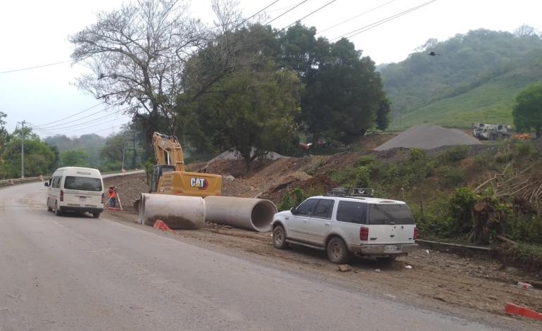 Precaución por trabajos en la autopista Valles - Tamazunchale