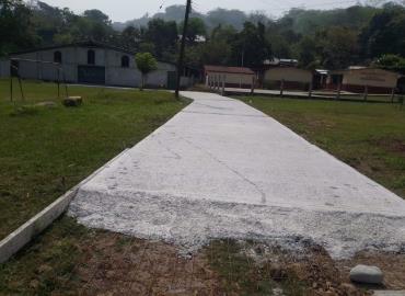 Finaliza proyecto de pavimentación en Tampacán