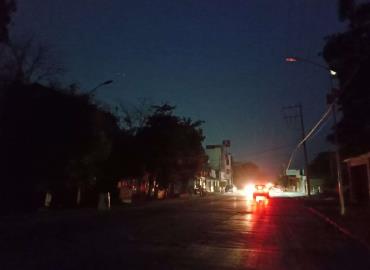 "Mega apagón" en la Huasteca