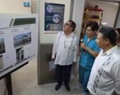 Titular del Poder Ejecutivo realizó una visita de supervisión por las obras de conservación y mantenimiento del Centro de Salud El Llano