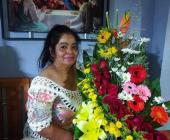 Flores y mucho amor para Doña Martha