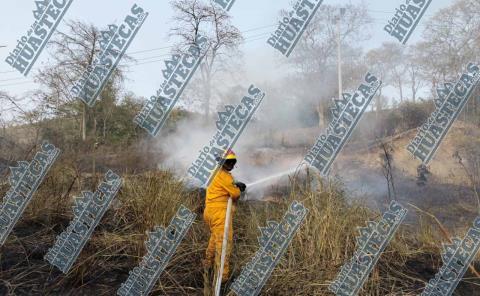 Incendio pastizal causó pánico
