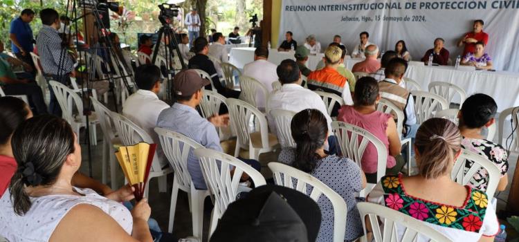 La Huasteca fue sede de las Reuniones Interinstitucionales de Protección Civil