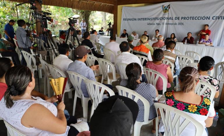 La Huasteca fue sede de las Reuniones Interinstitucionales de Protección Civil