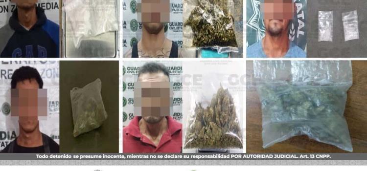 13 detenidos en operativo