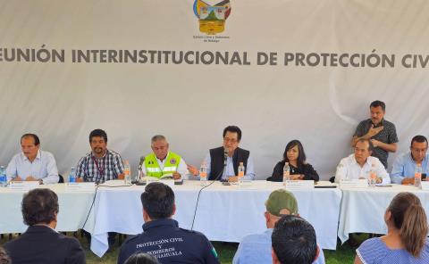 Progreso de Obregón, sede de Reunión 
Interinstitucional de Protección Civil 
