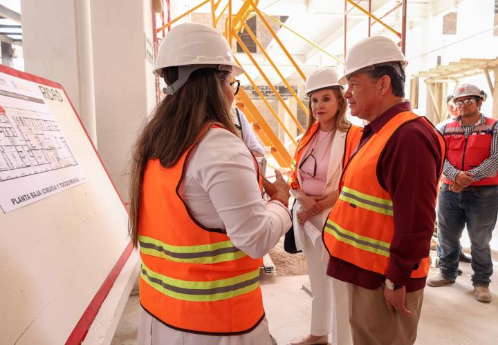 Vigilan avances en la infraestructura hospitalaria de la región Actopan