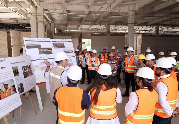 Vigilan avances en la infraestructura hospitalaria de la región Actopan