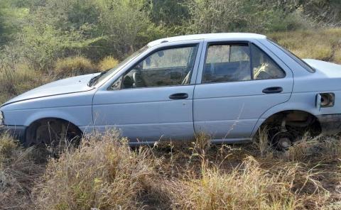 Hallaron auto Abandonado
