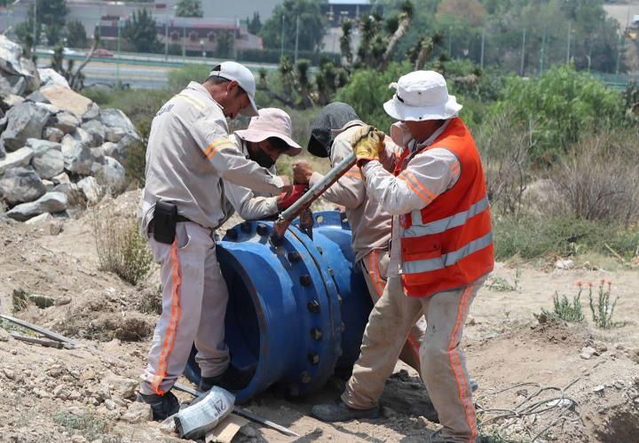 Entra en funcionamiento nueva línea de conducción de agua potable