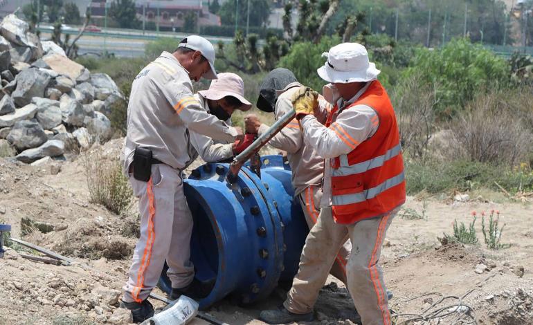 Entra en funcionamiento nueva línea de conducción de agua potable