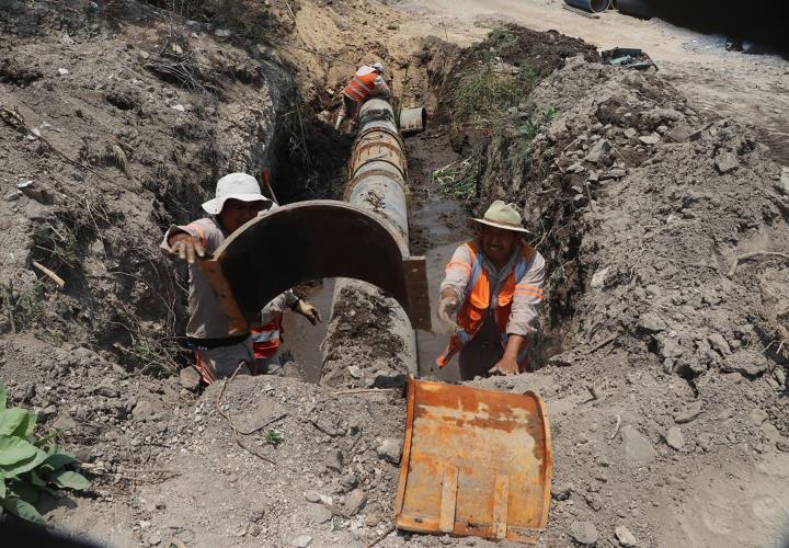 Entra en funcionamiento nueva línea de conducción de agua potable