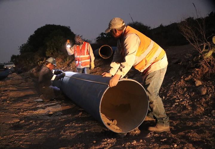 Entra en funcionamiento nueva línea de conducción de agua potable