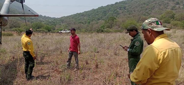 Sofocaron incendio forestal de la sierra 