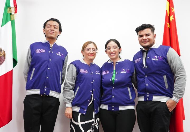 Estudiantes de la UPMH viajaron a China para participar en competencia organizada por Huawei