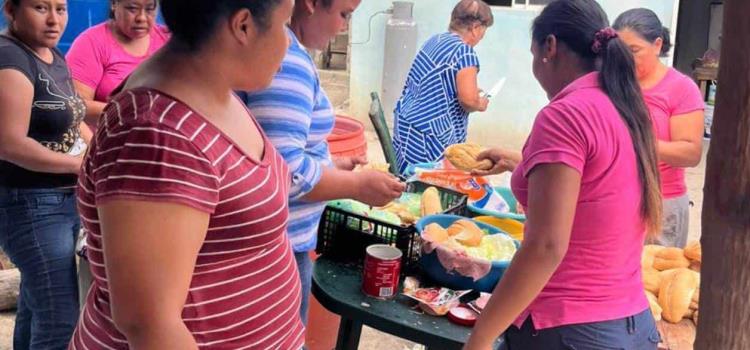 Mujeres solidarias con los brigadistas