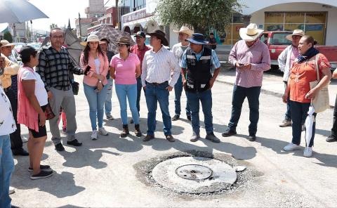 SIPDUS verificó drenaje en colonia Geovillas