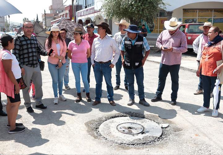 SIPDUS verificó drenaje en colonia Geovillas