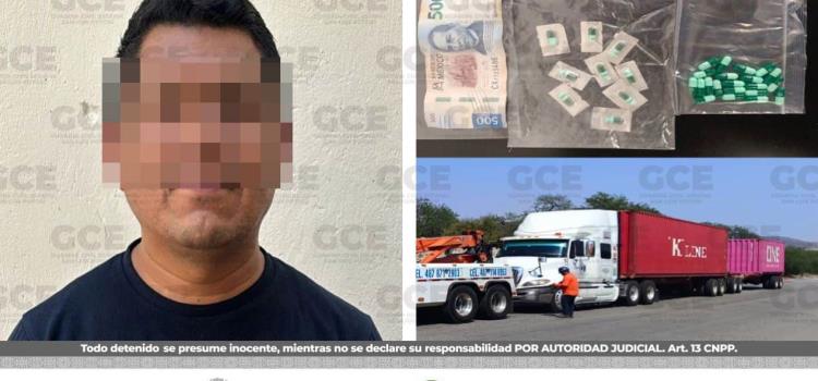 Capturó la GCE a trailero con "perico"