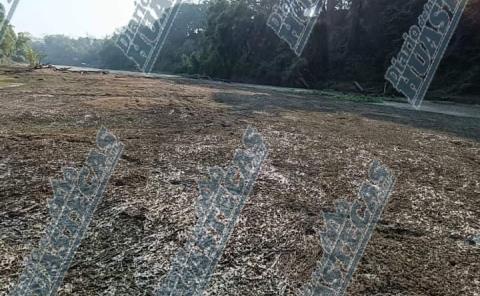 Río Calabozo se queda sin agua