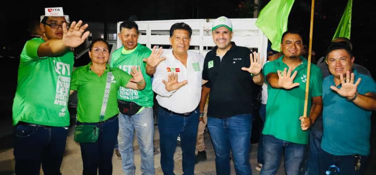 Óscar Bautista Villegas participó en mitin político 