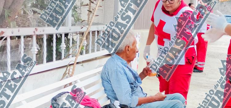 Abuelito sufrió golpe de calor