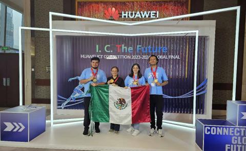 Estudiantes de UPMH ganaron tercer lugar en competencia mundial de Huawei