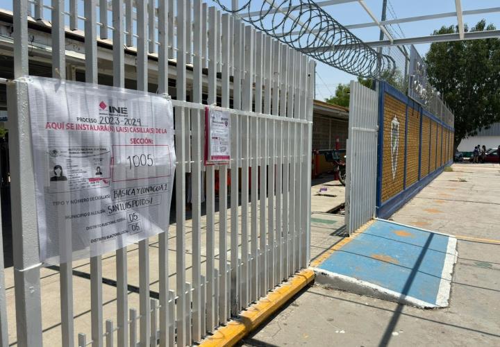 Escuelas listas para colocar las casillas