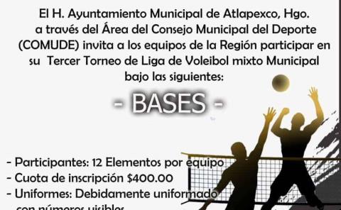 Invitan a torneos en Atlapexco