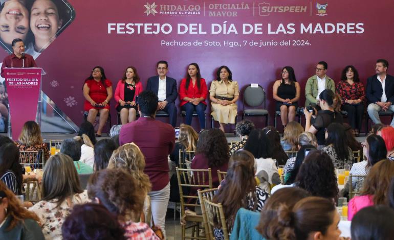 Reconoce Gobierno de Hidalgo a madres sindicalizadas