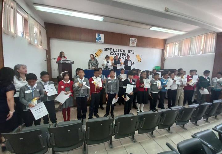 Estudiantes de primaria participaron en etapa estatal del Encuentro Nacional de Deletreo PRONI 2024