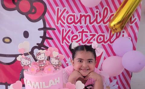 Kamila Quetzalli cumplió 7 años 
