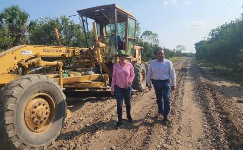 Supervisa alcaldesa avances de la carretera Chimimexco – El Hulero