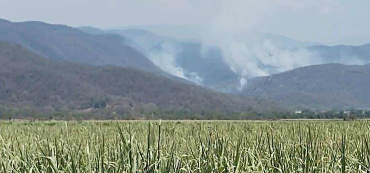 Incendio forestal fuera de control