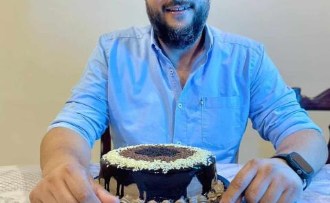 Pastel y mañanitas para Galdino Antonio 
