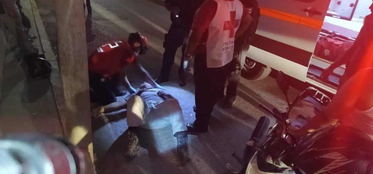 Motociclista quedó grave en accidente