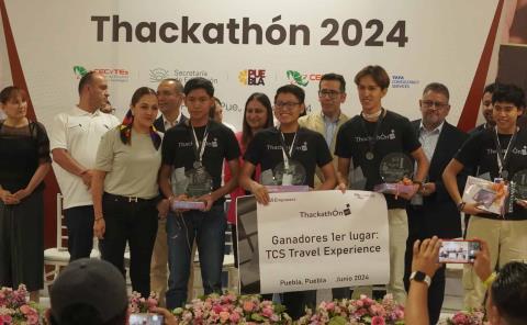 Estudiantes del CECyTEH Hidalgo ganaron primer lugar en el ThackathónNacional de los CECyTEs 2024