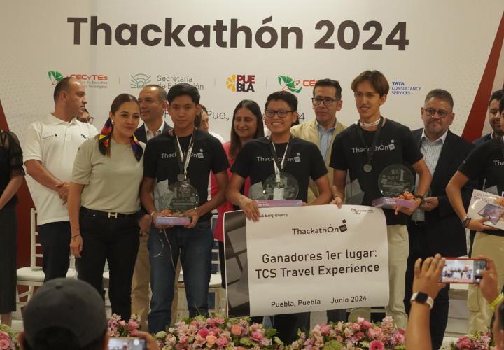 Estudiantes del CECyTEH Hidalgo ganaron primer lugar en el ThackathónNacional de los CECyTEs 2024