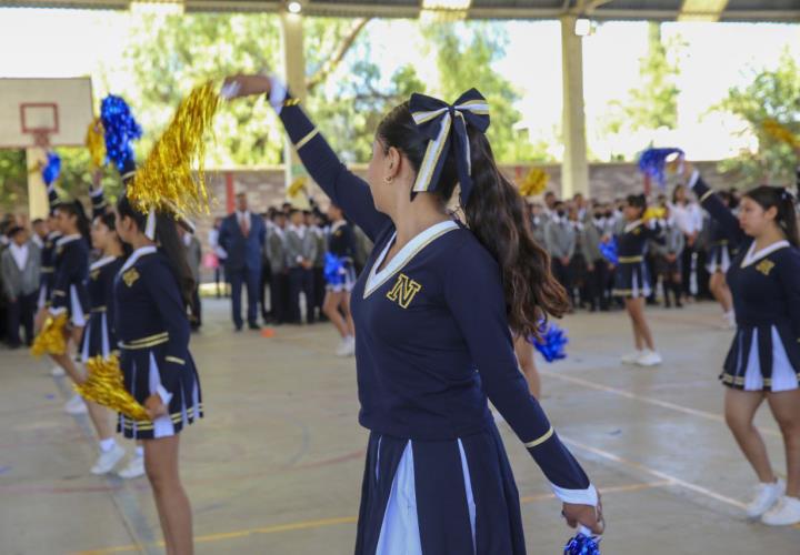 Inauguró Natividad Castrejón aula de cómputo en secundaria "Nezahualcóyotl" de Tlahuelilpan