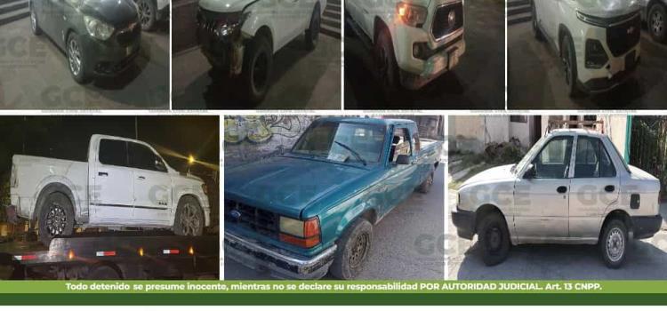 Localizaron 7 autos con reporte de robo