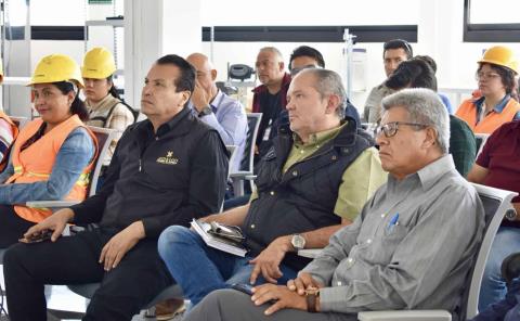 Avanza capacitación para la inspección del concreto permeable en Parque David Ben Gurión