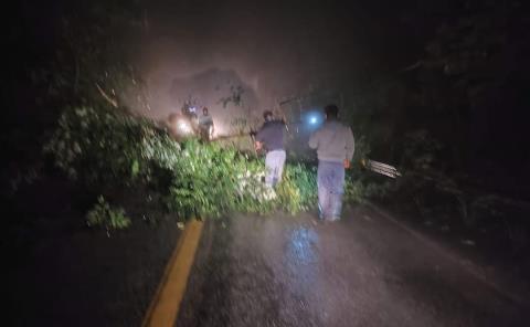 Complicaciones en vías por lluvias