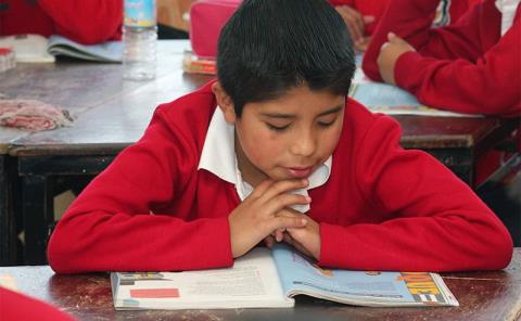 1 de cada 10 niños con nivel de lectura aceptable 
