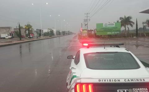 Mantiene Guardia Civil  vigilancia por las lluvias      
