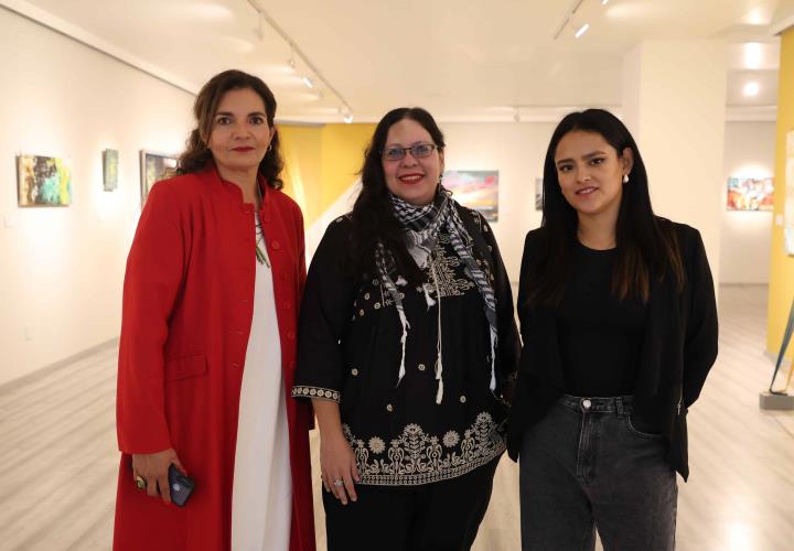 Se exhibe obra de las artistas visuales Valentina Aguado, Carla Ibarra y Victoria Akino