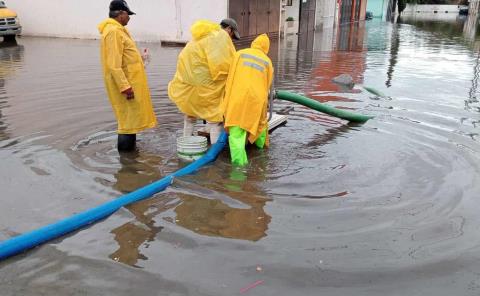 Seduvop apoya en labor de desazolve 
