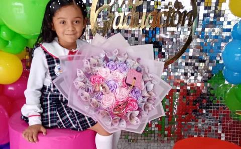 Se graduó Aylín del preescolar 
